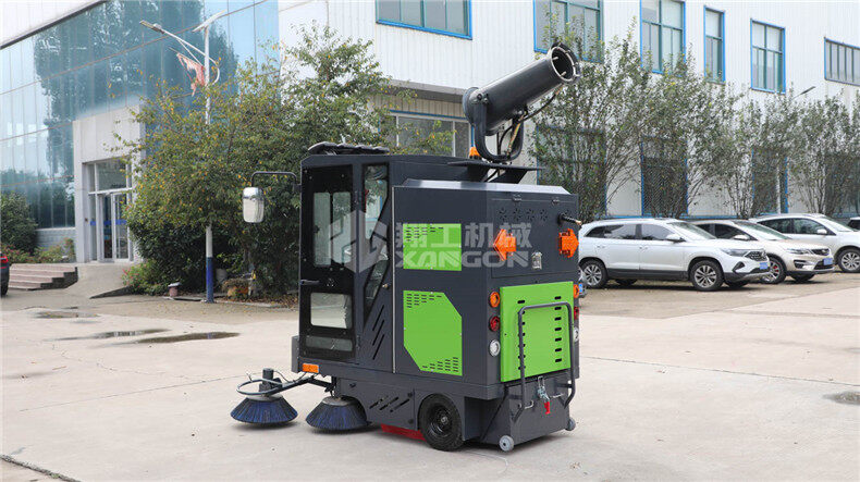 電動(dòng)掃地機(jī)灑水、噴霧、清掃、吸塵都可以
